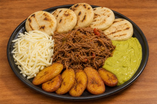 Venezuelan arepa combo P10 — dish