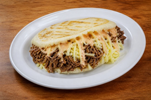 Venezuelan arepa combo P03 — dish