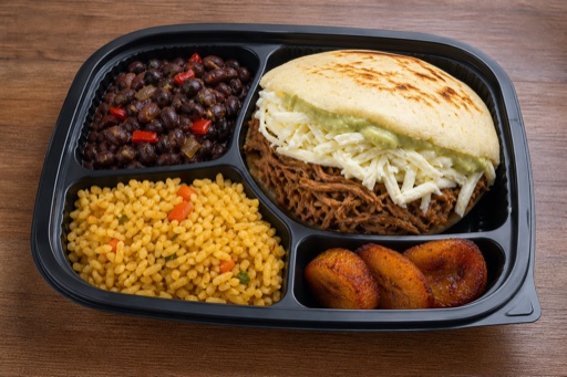 Venezuelan arepa combo P08 — dish