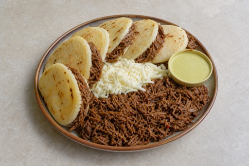 Venezuelan arepa combo P10 — dish