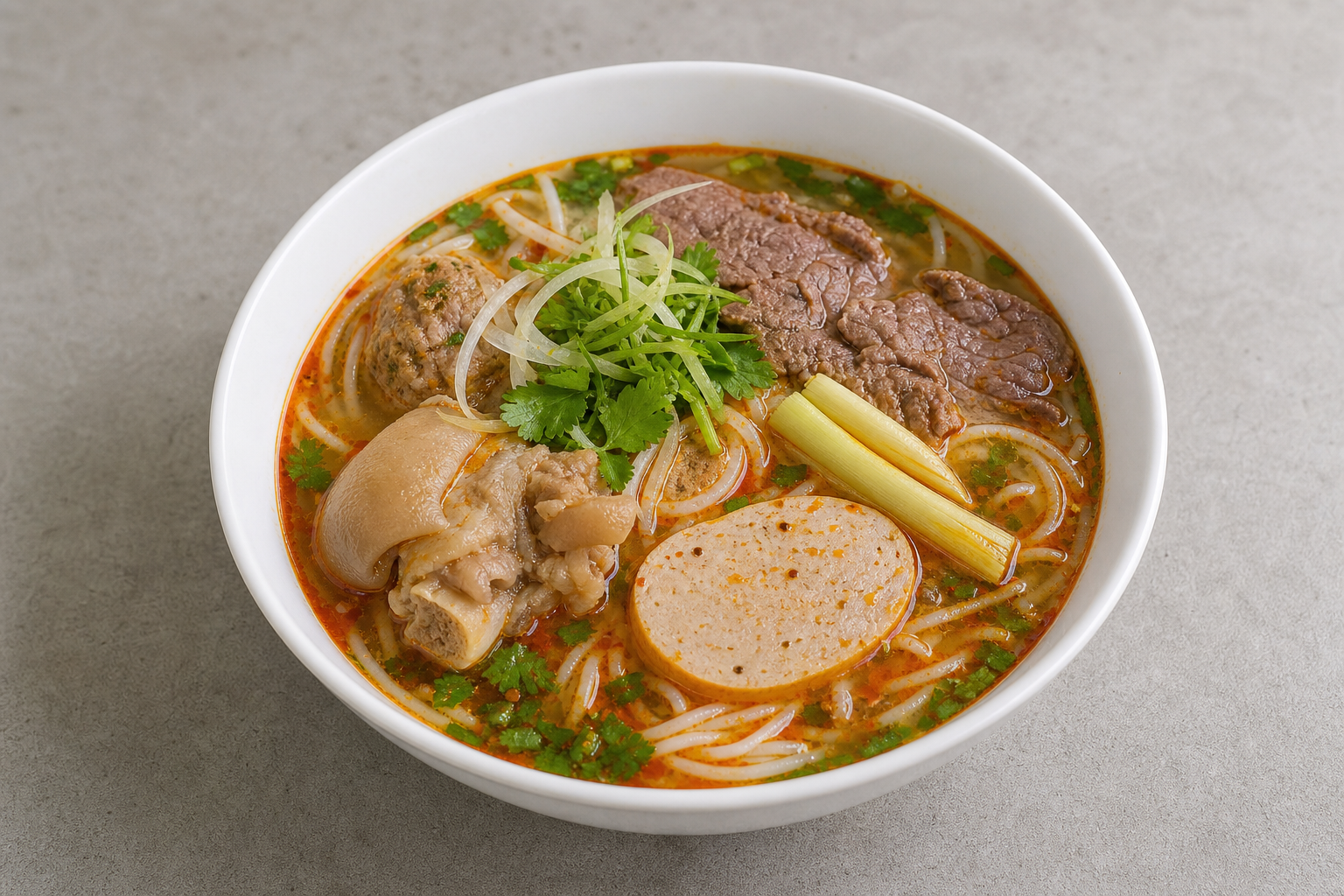 Photorealistic Bun bo Hue P04 food image by VDAMO
