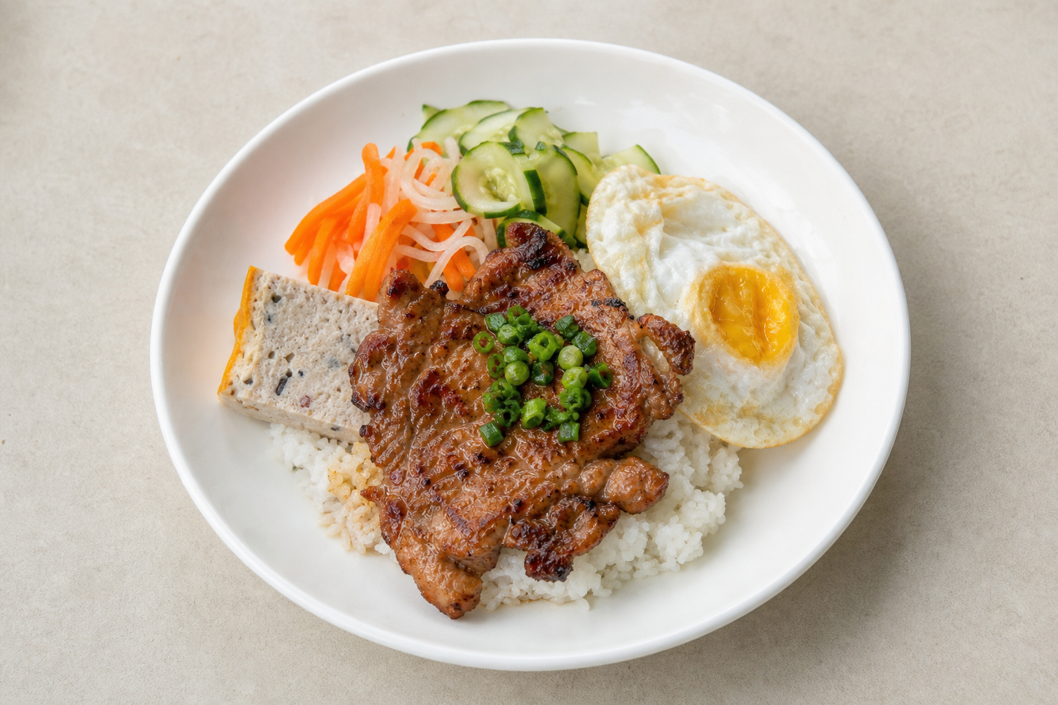 Photorealistic Vietnamese broken rice P04 food image by VDAMO