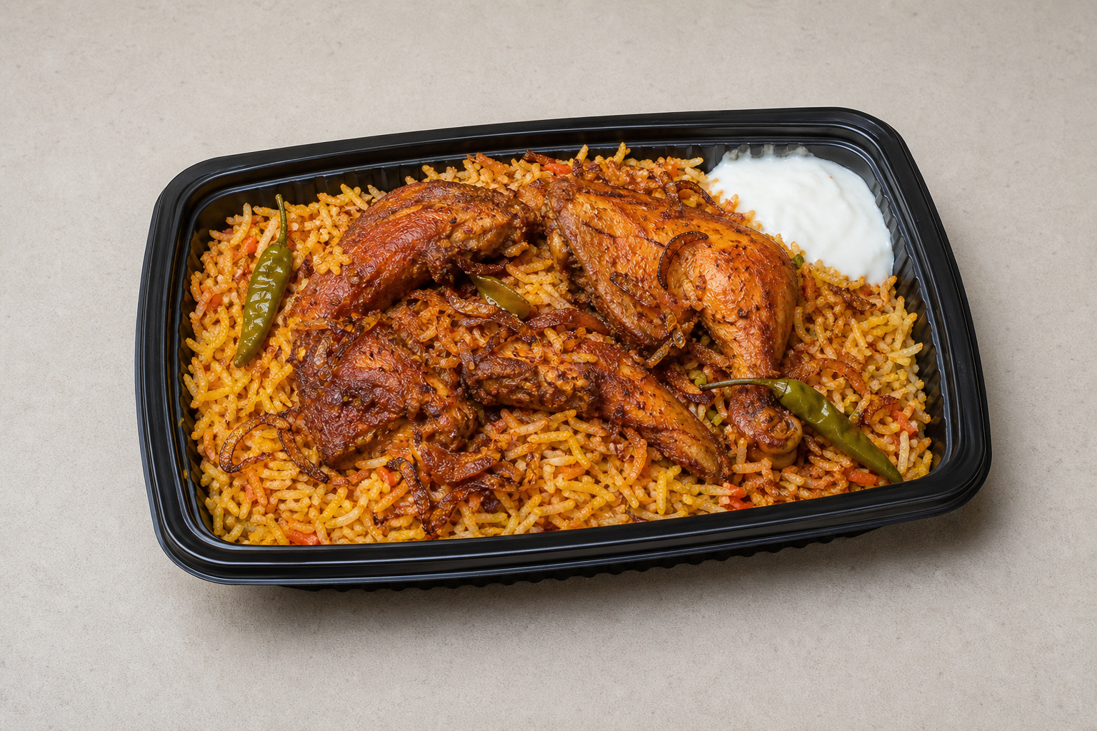 Photorealistic Yemeni rice plate P06 food image by VDAMO