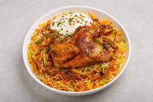 Photorealistic Yemeni rice plate P04 food image by VDAMO