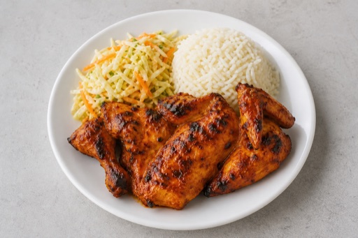 Photorealistic South African chicken meal P01 food image by VDAMO