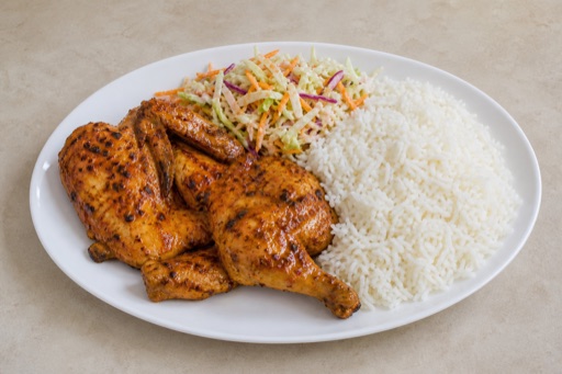 Photorealistic South African chicken meal P03 food image by VDAMO
