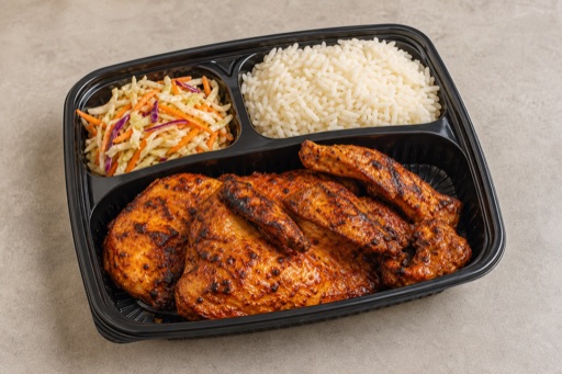 Photorealistic South African chicken meal P08 food image by VDAMO