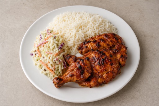 Photorealistic South African chicken meal P01 food image by VDAMO