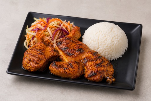 Photorealistic South African chicken meal P02 food image by VDAMO