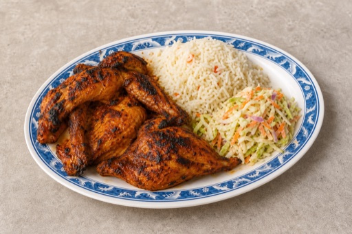 Photorealistic South African chicken meal P03 food image by VDAMO
