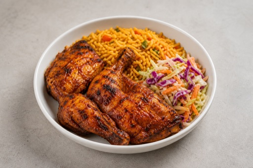 Photorealistic South African chicken meal P04 food image by VDAMO