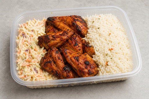Photorealistic South African chicken meal P07 food image by VDAMO