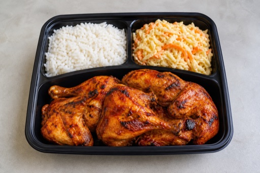 Photorealistic South African chicken meal P08 food image by VDAMO