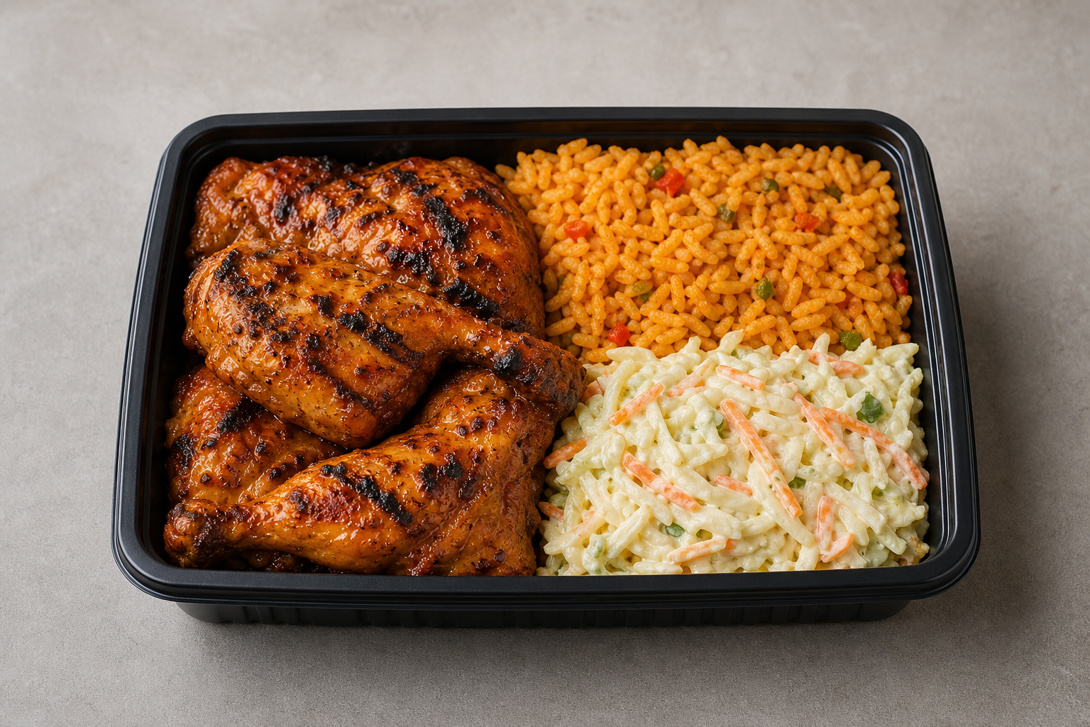 South African chicken meal P06 — dish