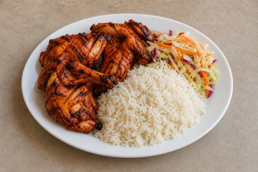 Photorealistic South African chicken meal P03 food image by VDAMO