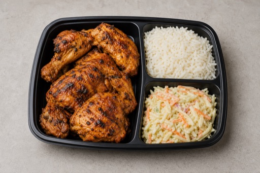 Photorealistic South African chicken meal P08 food image by VDAMO