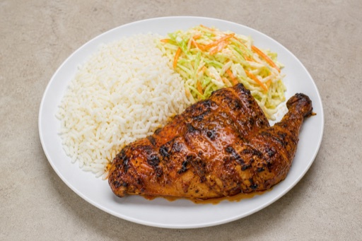 Photorealistic South African chicken meal P09 food image by VDAMO