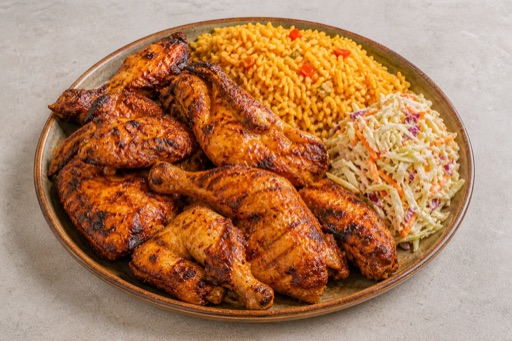 Photorealistic South African chicken meal P10 food image by VDAMO