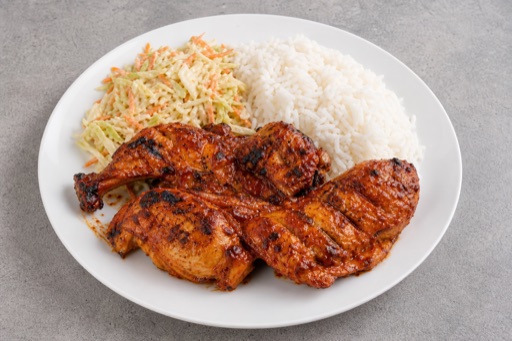 Photorealistic South African chicken meal P01 food image by VDAMO