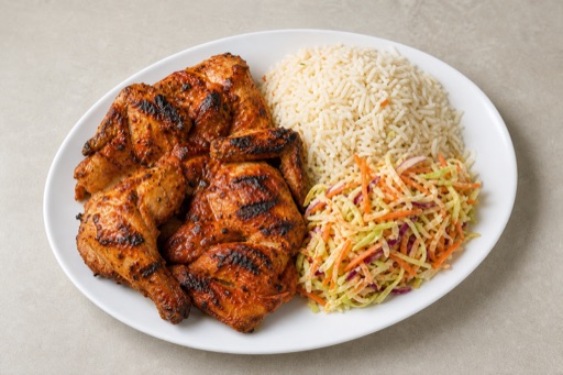 Photorealistic South African chicken meal P03 food image by VDAMO