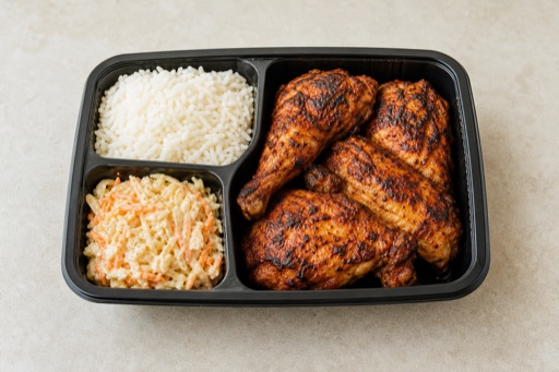 Photorealistic South African chicken meal P08 food image by VDAMO