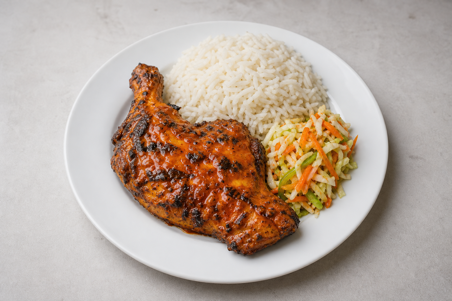 Photorealistic South African chicken meal P01 food image by VDAMO