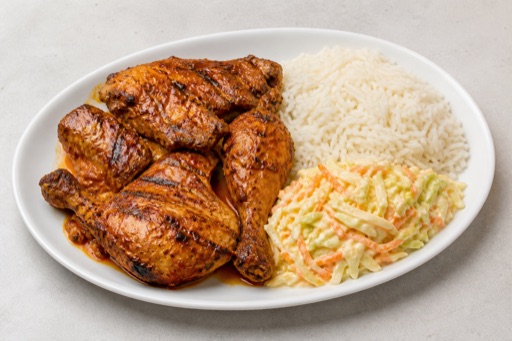 Photorealistic South African chicken meal P03 food image by VDAMO