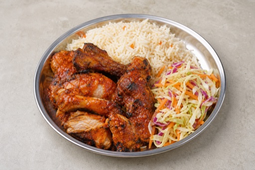 Photorealistic South African chicken meal P05 food image by VDAMO