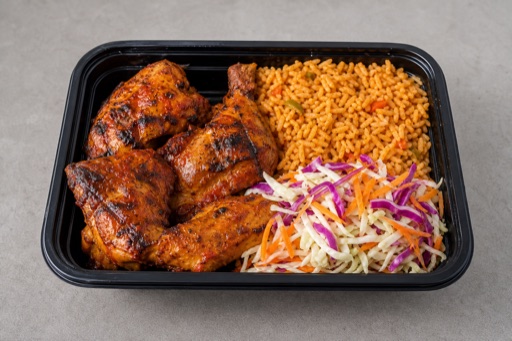 Photorealistic South African chicken meal P06 food image by VDAMO
