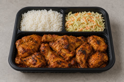 Photorealistic South African chicken meal P08 food image by VDAMO
