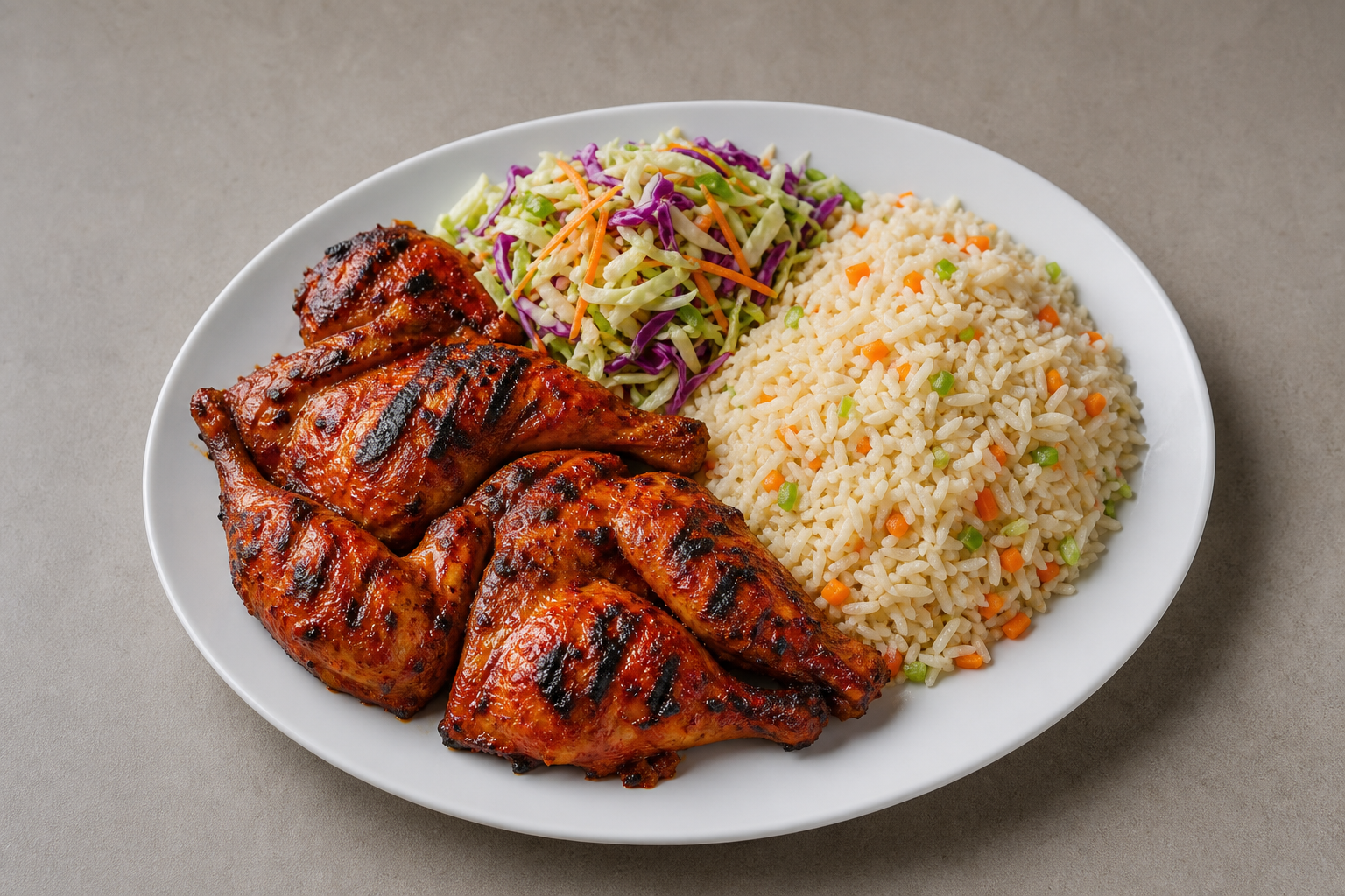 South African chicken meal P03 — dish