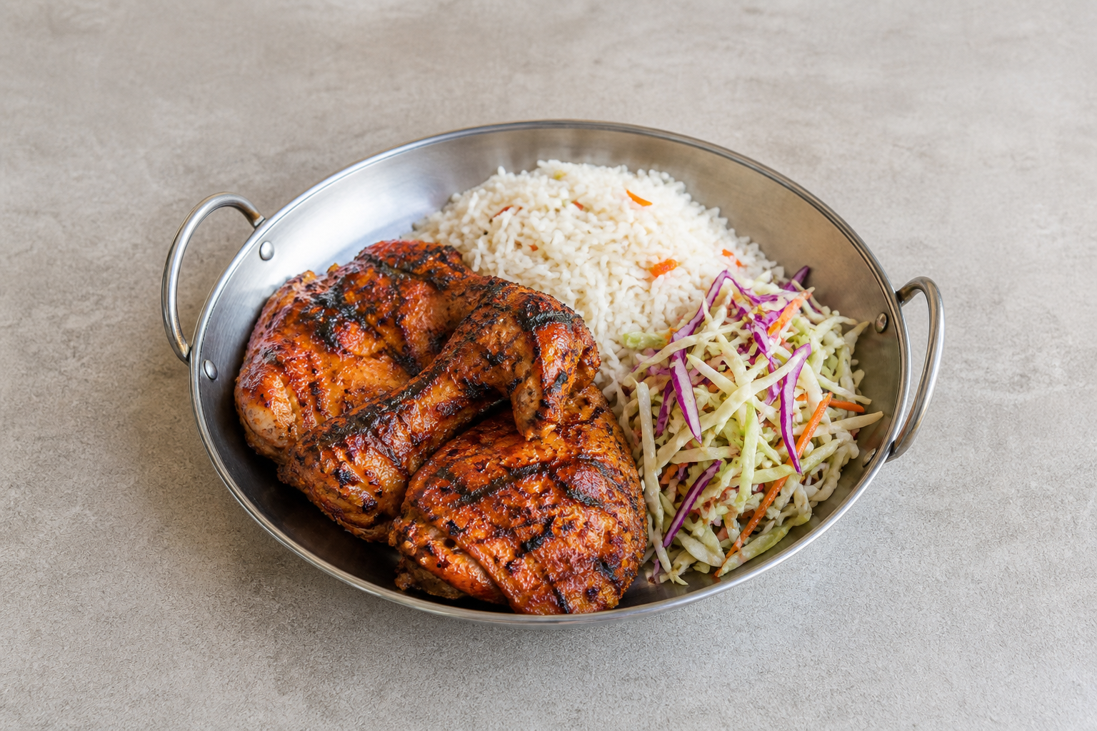 South African chicken meal P05 — dish