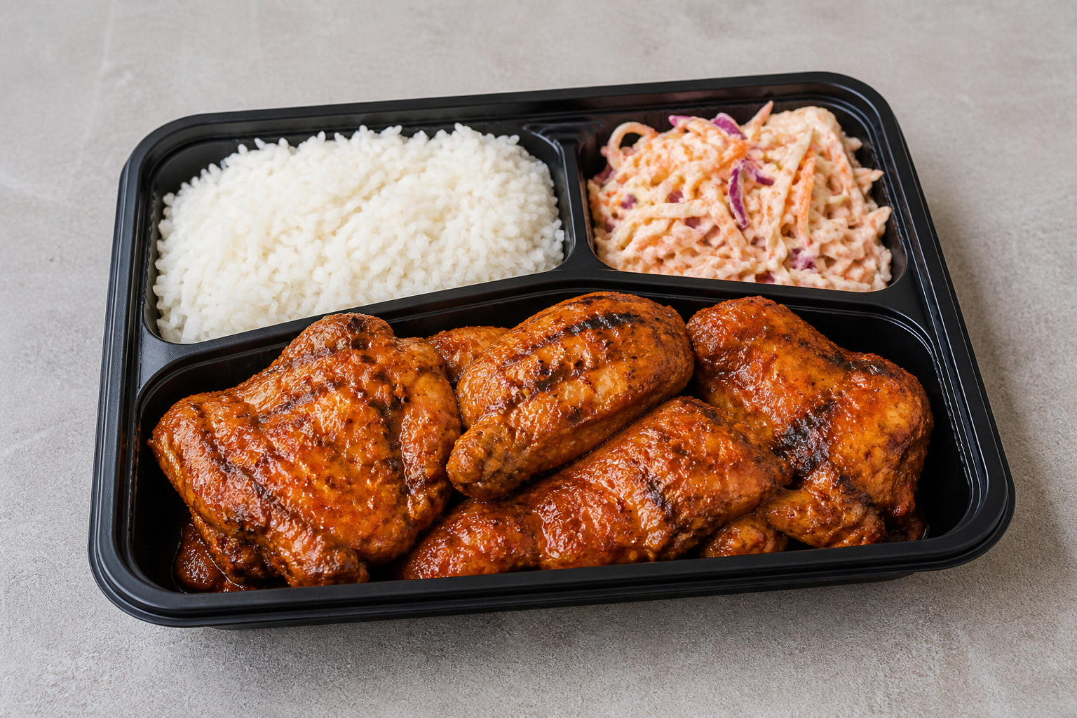South African chicken meal P08 — dish