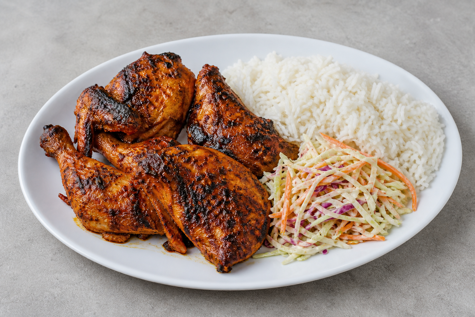 South African chicken meal P03 — dish