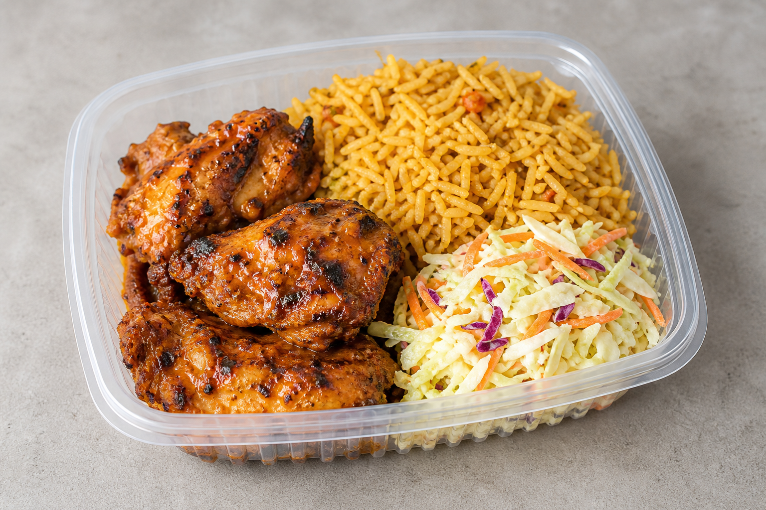 South African chicken meal P07 — dish