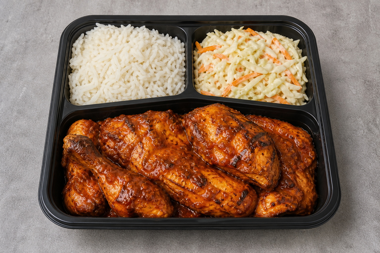 South African chicken meal P08 — dish
