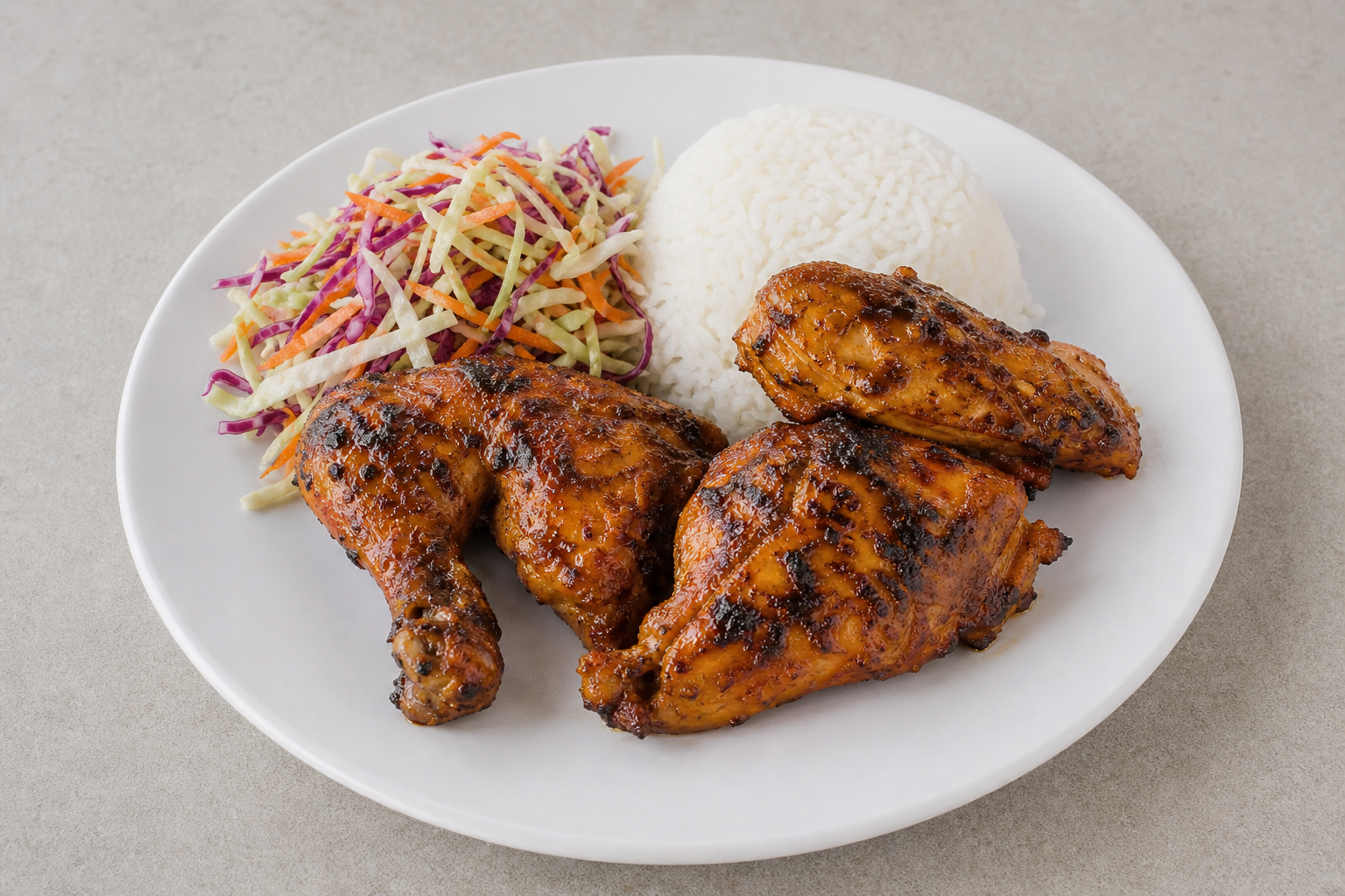 Photorealistic South African chicken meal P01 food image by VDAMO