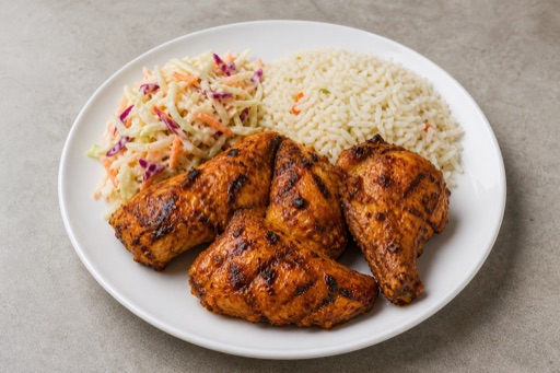 Photorealistic South African chicken meal P01 food image by VDAMO