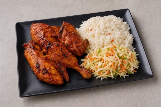 Photorealistic South African chicken meal P02 food image by VDAMO