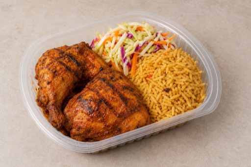 Photorealistic South African chicken meal P07 food image by VDAMO