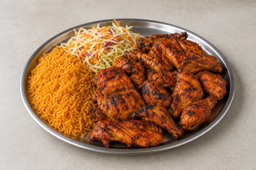 Photorealistic South African chicken meal P10 food image by VDAMO