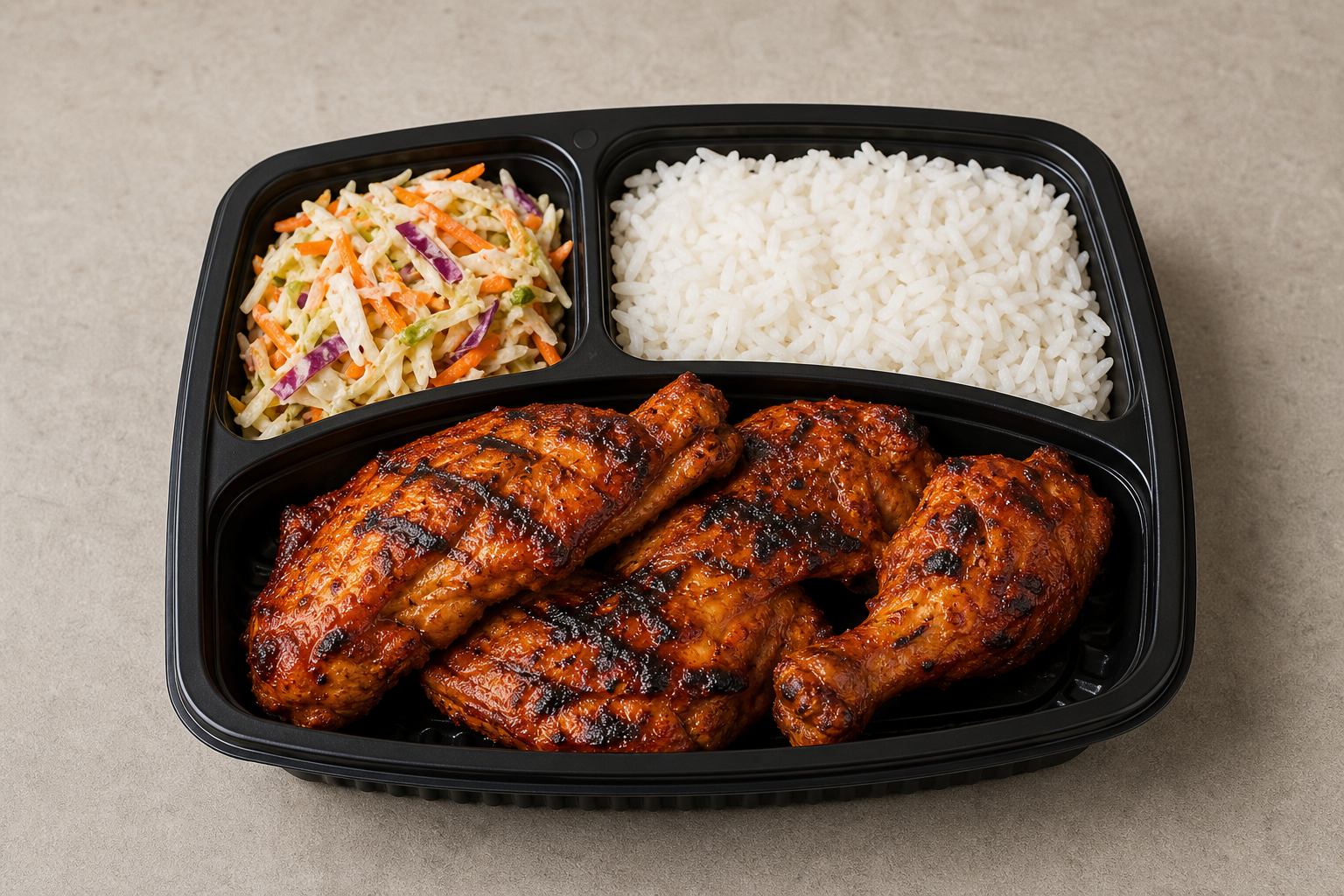 South African chicken meal P08 — dish