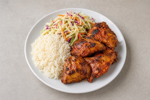 Photorealistic South African chicken meal P09 food image by VDAMO