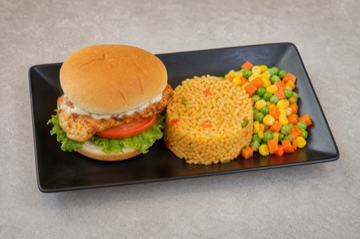 ZA Kids burger meal fast-food P02 — South Africa dish