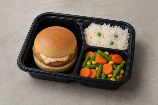 ZA Kids burger meal fast-food P06 — South Africa dish