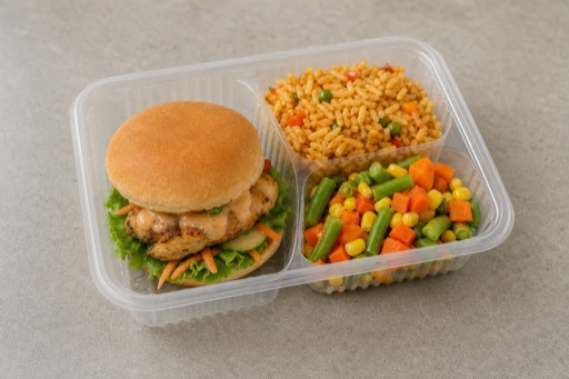 ZA Kids burger meal fast-food P07 — South Africa dish