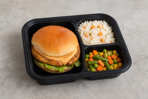 ZA Kids burger meal fast-food P08 — South Africa dish
