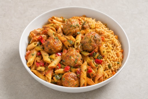 ZA Meatball pasta western P04 — South Africa dish